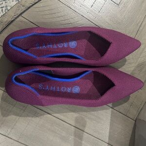 Rothy's Women's Purple Pointed Flats